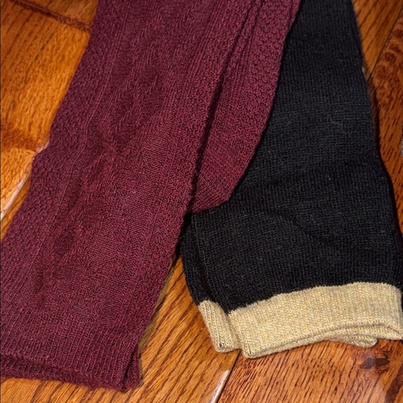 Muk Luks Women's Tall Boot Socks - Black, Tan, and Cream - Picture 3 of 6